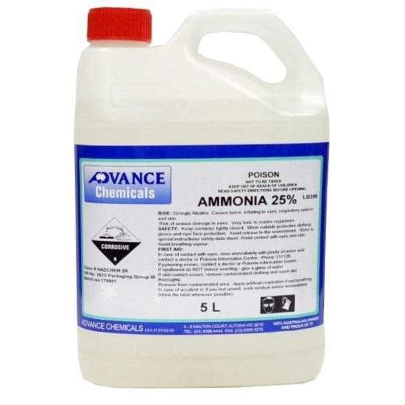 Clear Ammonia 25% 5Lt General Purpose Cleaner