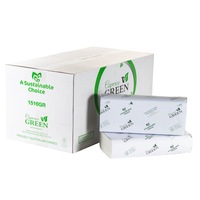 Caprice Green Interleaved Towel 24cm x 23cm - 2400 Sheets