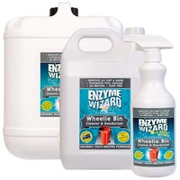 Enzyme Wizard Wheelie Bin Cleaner - Natural Odour and Waste Remover