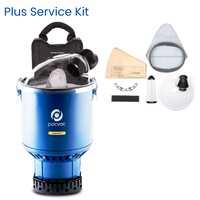 Pacvac Superpro Commercial Backpack Vacuum Cleaner Plus Free Service Kit
