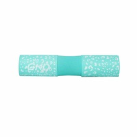 GND Barbell Pad // Aqua Leopard Print