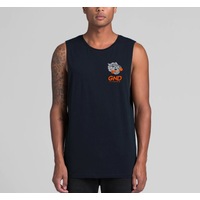 GND Big Cat Barbell Tank // Navy