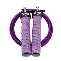 GND SR Speed Skipping Rope // Single Ball Bearing // Purple