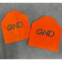 GND Weight Vest Plates // Pair