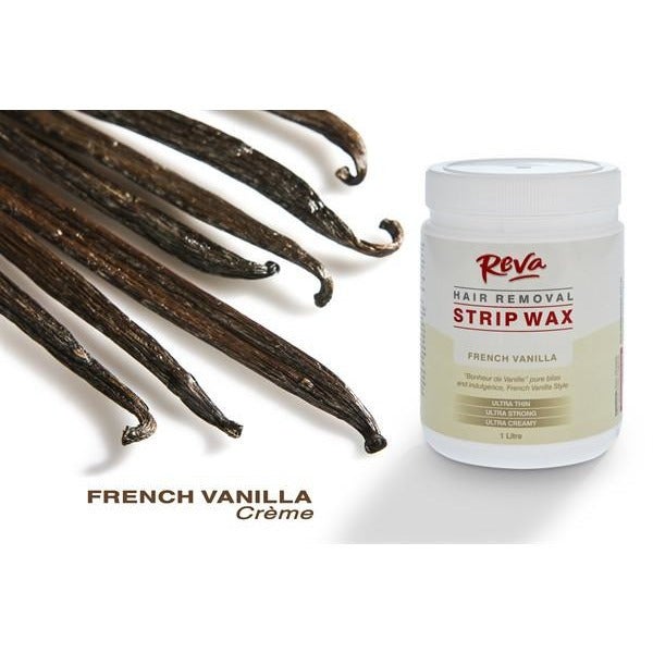Reva French Vanilla Strip Wax – Hair Removal Wax 1Lt