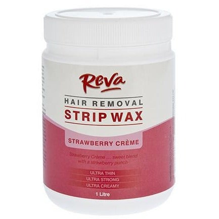 Reva Strawberry Strip Wax – Hair Removal Wax 1Lt