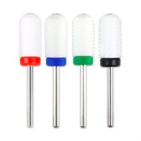 Ceramic Barrel Smooth Top Nail Drill Bit