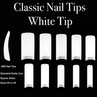 Classic White Nail Tips