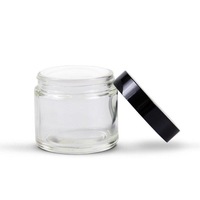Clear Plastic Jar with Black Lid (10gm)