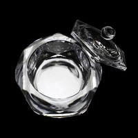 Crystal Glass Jar 10ml - Hexagonal Shape