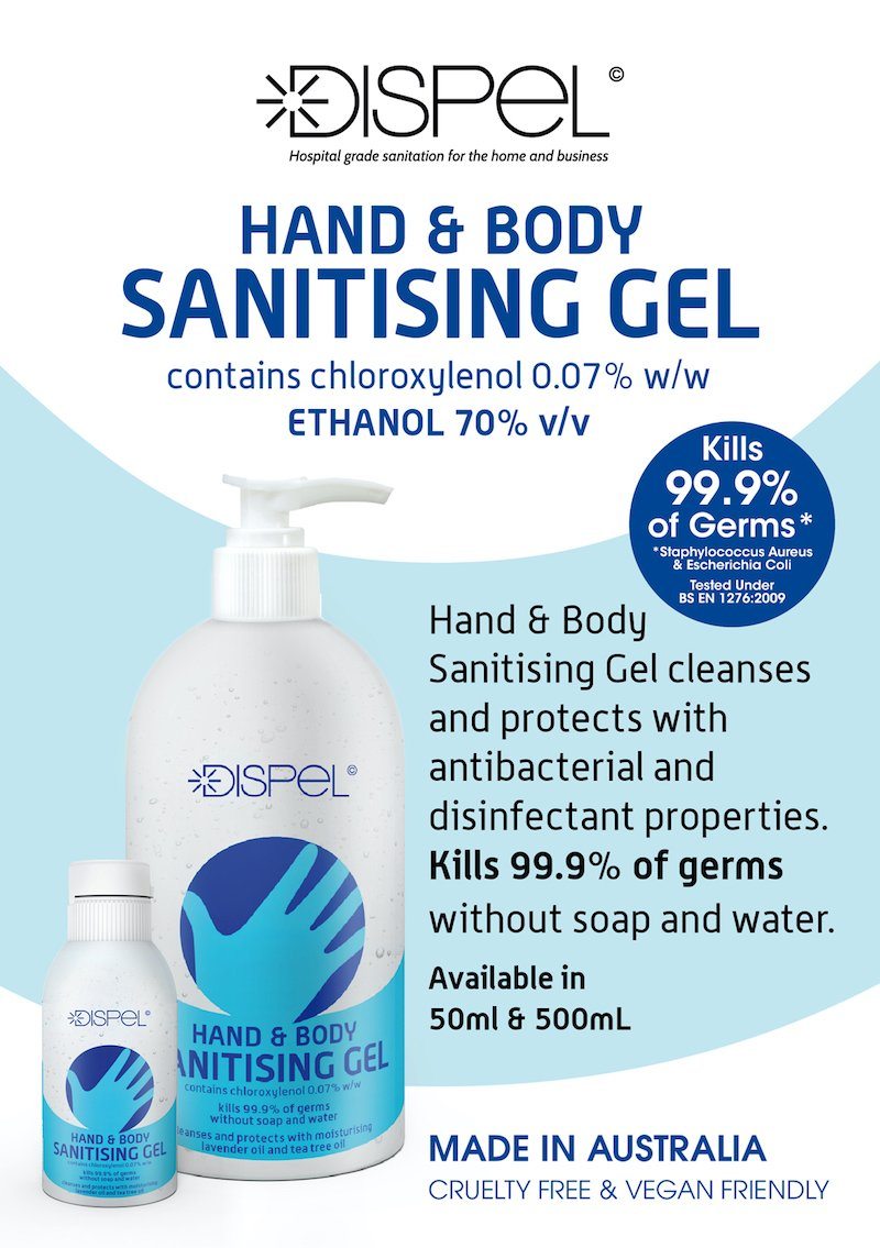 Dispel Hand & Body Sanitising Gel