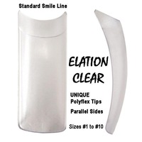 ELATION Nail Tips Clear bag 50ct