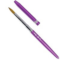 Grand Kolinsky Acrylic Brush #8 Metal Handle + Cap