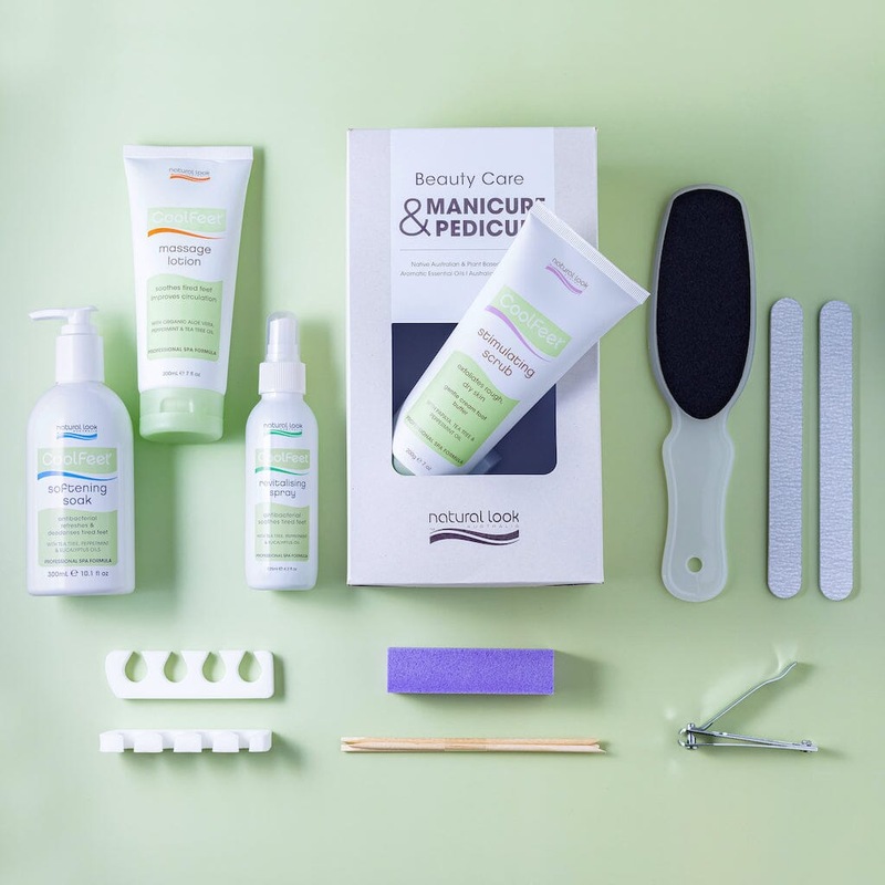 Buy Pedicure Kit Cool Feet Natural Look MyDeal