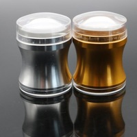 Stamper & Scraper ~ Gold or Silver ~ Large Diameter 4cm