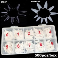 Stiletto Sharp Nail Tips 500ct