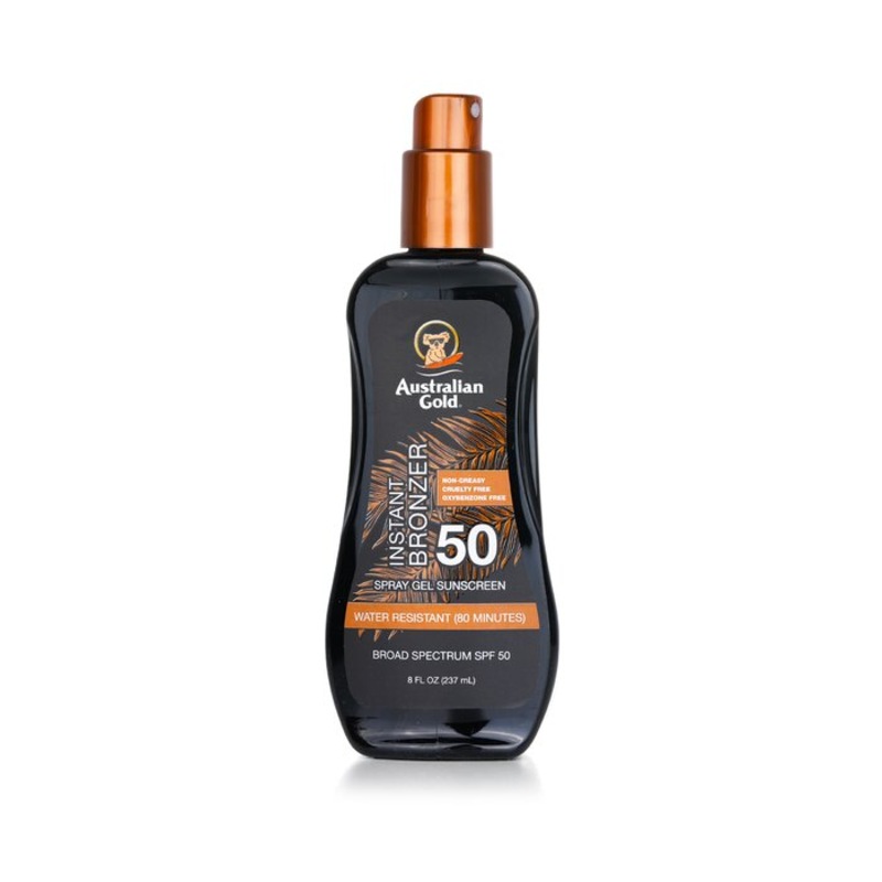 Buy AUSTRALIAN GOLD Spray Gel Sunscreen SPF 50 with Instant Bronzer