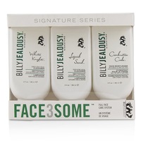 BILLY JEALOUSY - Face3Some Kit: Face Moisturizer 88ml + Exfoliating Facial Cleanser 88ml + Gentle Daily Facial Cleanser 88ml