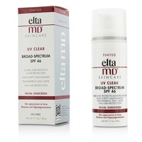 ELTAMD - UV Clear Facial Sunscreen SPF 46 - For Skin Types Prone To Acne, Rosacea & Hyperpigmentation - Tinted