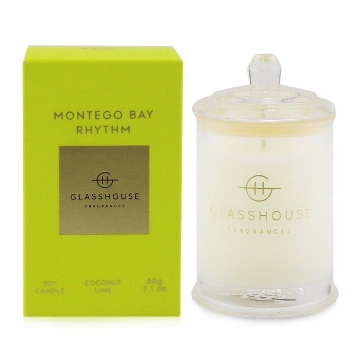 GLASSHOUSE - Triple Scented Soy Candle - Montego Bay Rhythm (Coconut & Lime)