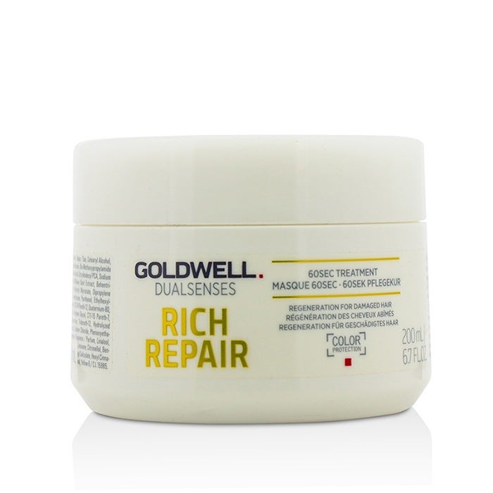 GOLDWELL - Dual Senses Rich Repair 60Sec Treatment (Regeneration For Damaged Hair) 