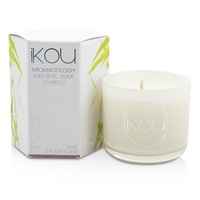 IKOU - Eco-Luxury Aromacology Natural Wax Candle Glass - Peace (Rose & Ylang Ylang)