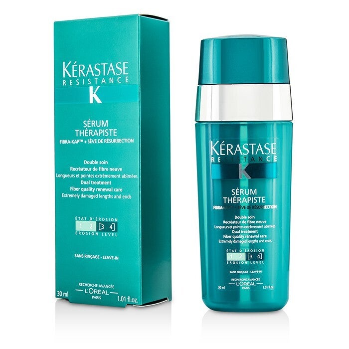 KERASTASE - Resistance Serum Therapiste Dual Treatment Fiber Quality Renewal Care (Extremely Damaged Lengths and Ends)