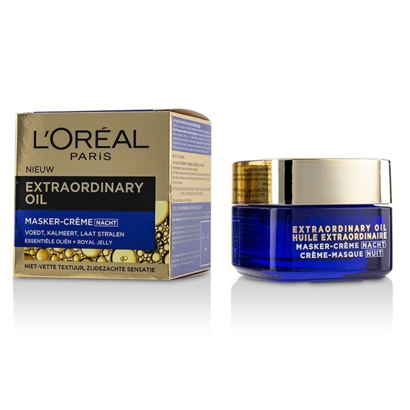 Buy L'OREAL Extraordinary Oil Night Cream Mask MyDeal