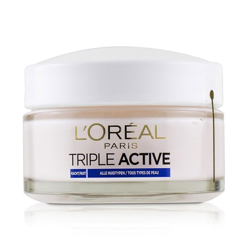 Buy L'OREAL - Triple Active Hydrating Night Cream 24H Hydration - For ...