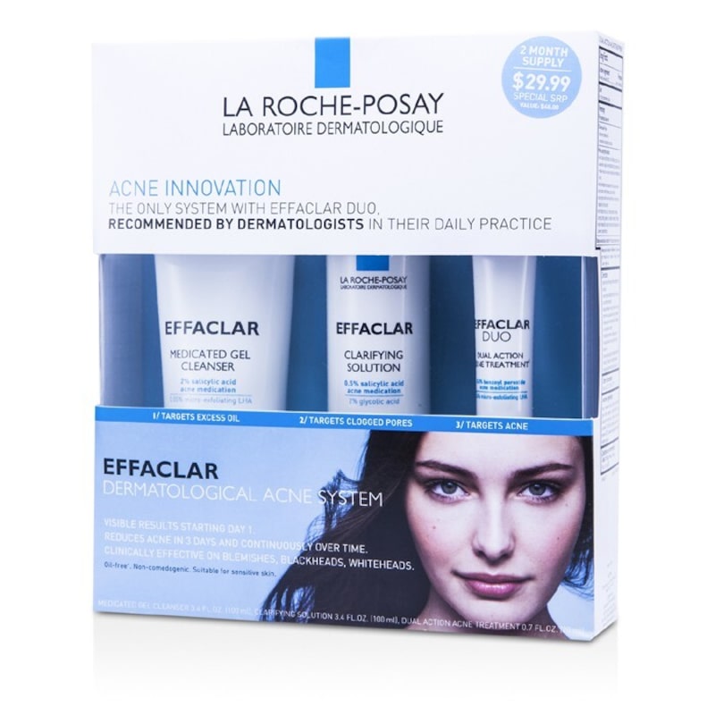 Buy LA ROCHE POSAY - Effaclar Dermatological Acne System: Gel Cleanser ...