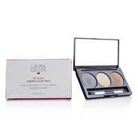 LAURA GELLER - Baked Cream Glaze Trio Eyshadow Palette With Brush