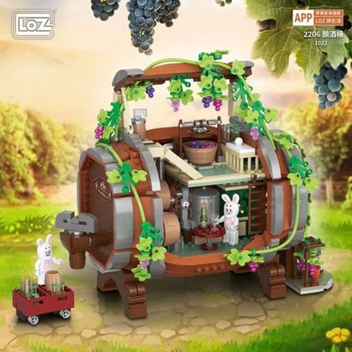 Buy LOZ - LOZ Mini Block - Year of the Rabbit Wine Barrel Building ...