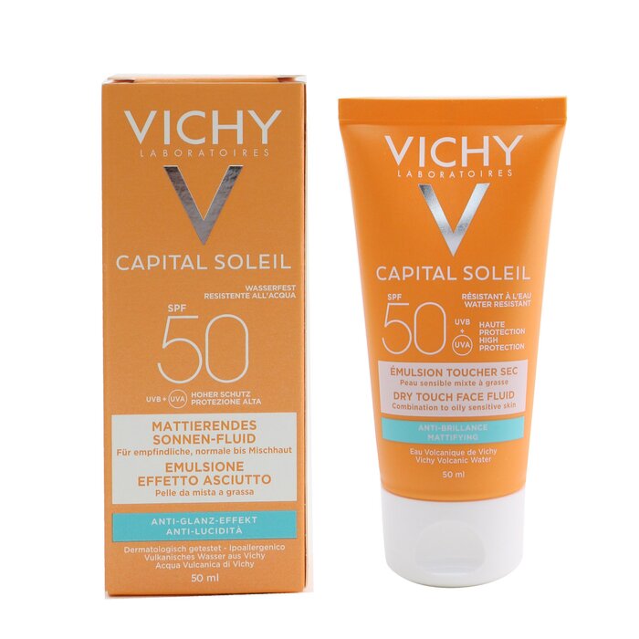 vichy ideal soleil spf 50 dry touch