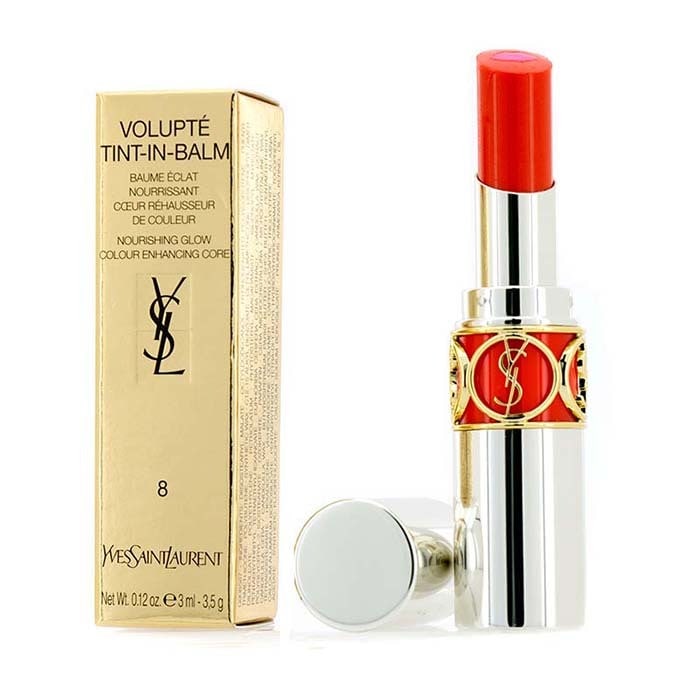 口紅 SAINT LAURENT  valupte  tint-in-balm Yves Saint Laurent Volupte Tint-in-Balm: Review and Swatches