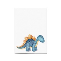 Cute Cartoon Dinosaur Boys Bedroom Wall Art #5
