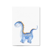 Cute Cartoon Dinosaur Boys Bedroom Wall Art #12