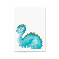 Cute Cartoon Dinosaur Boys Bedroom Wall Art #7