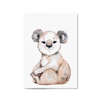 Cartoon Koala Cute Nursery Baby Animal Wall Art