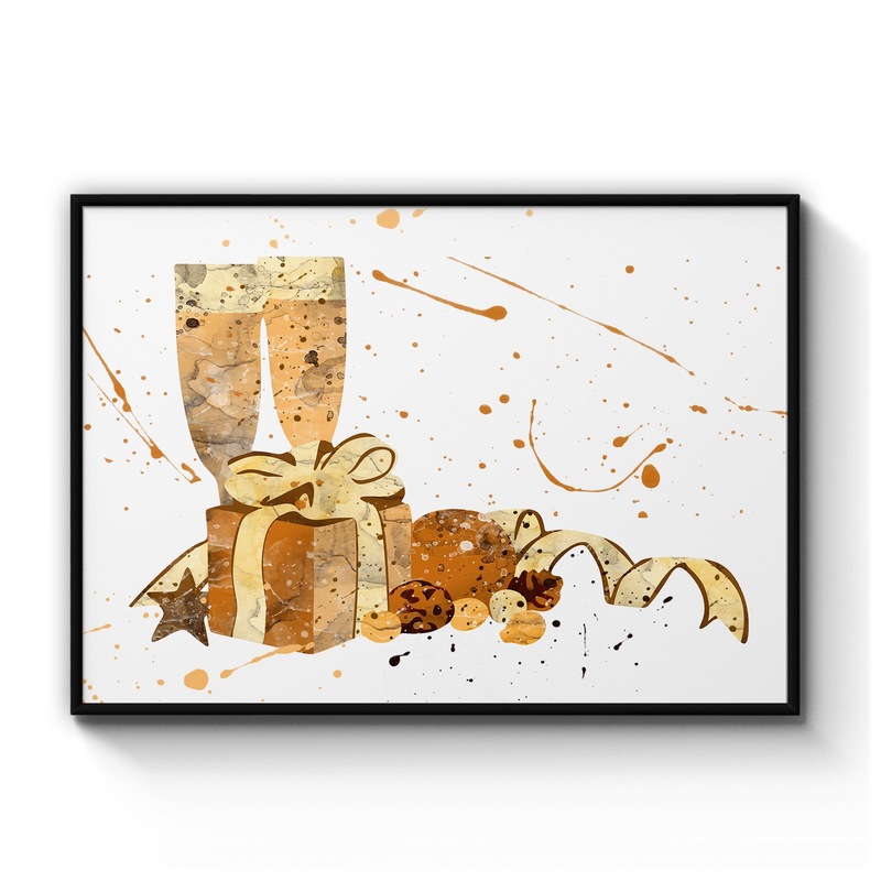 Buy Christmas Themed Artwork Design Wall Art 3 MyDeal