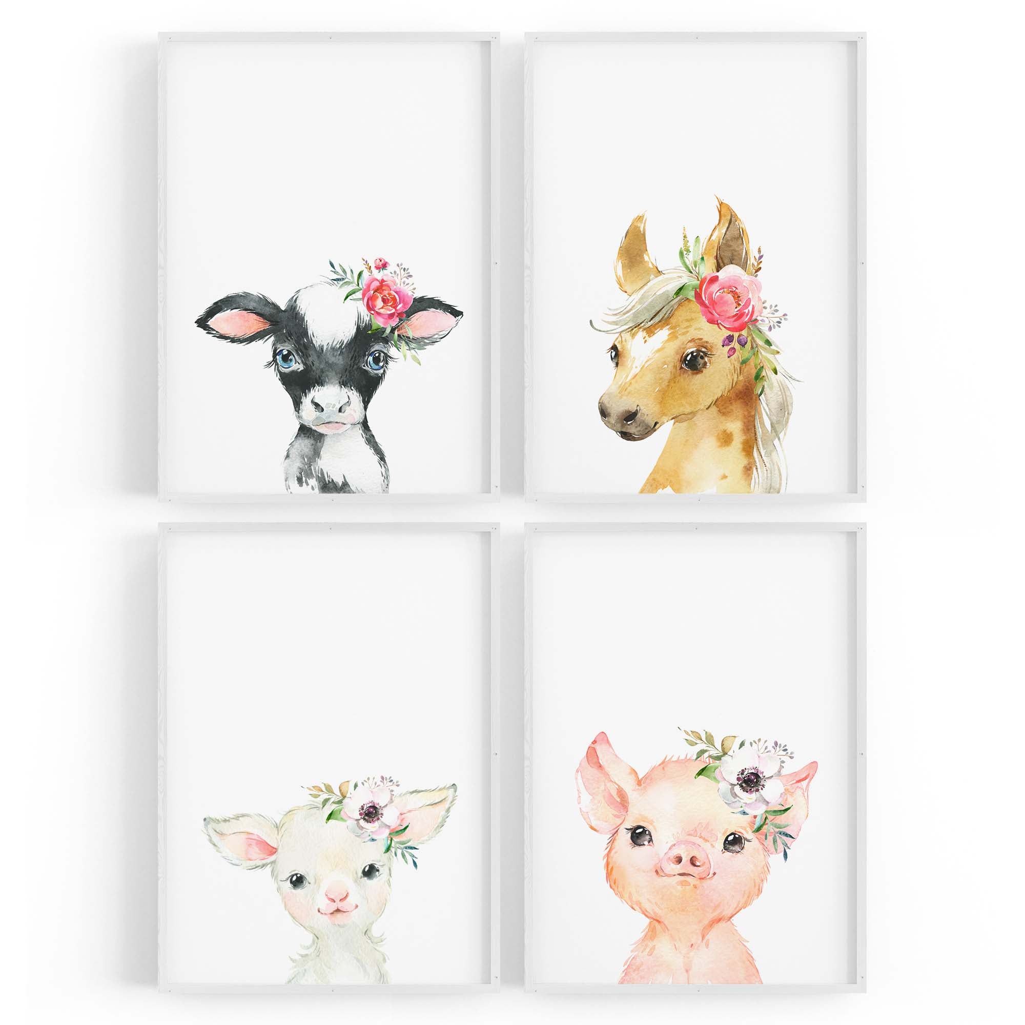 Farm animal best sale wall art nursery