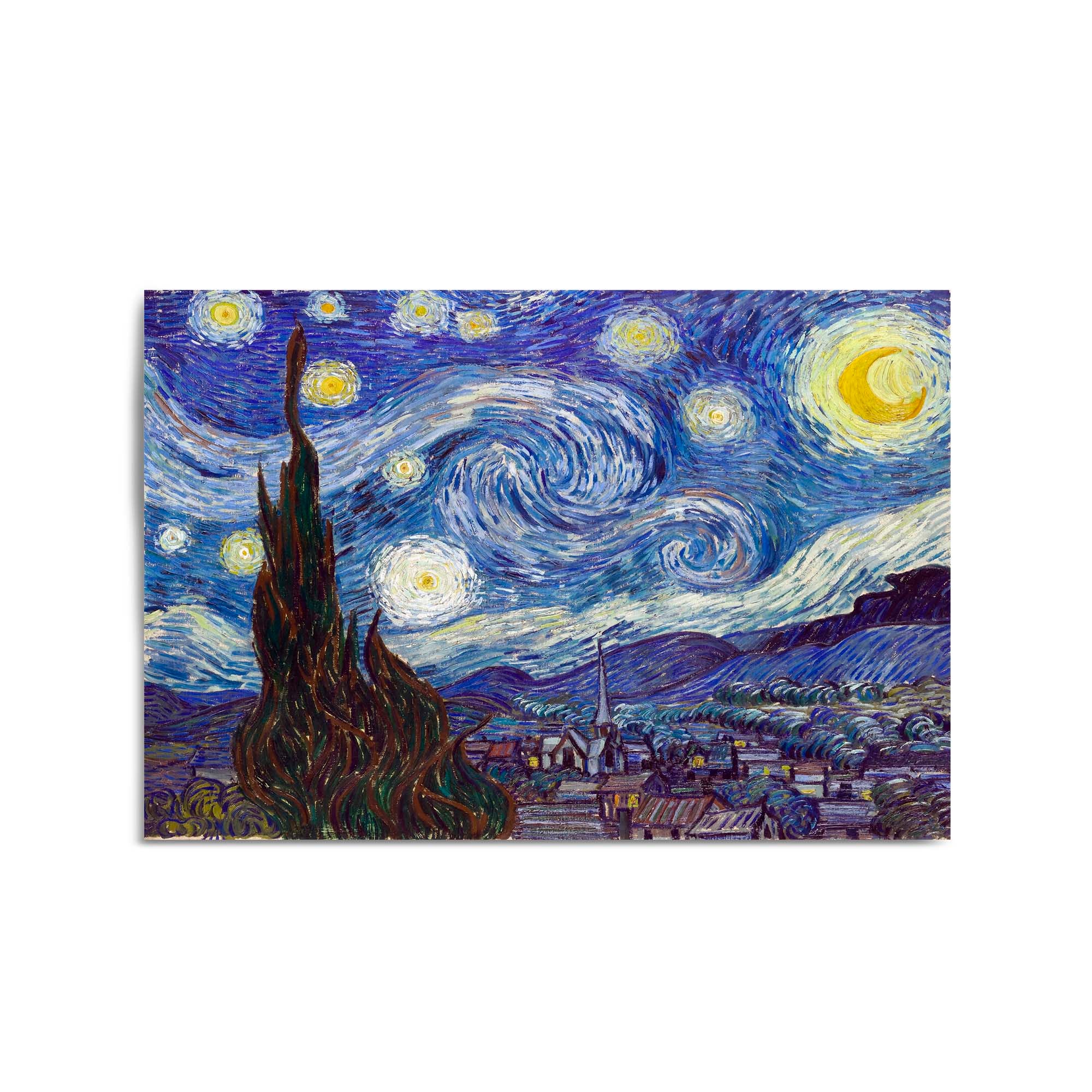 Starry Night by Vincent Van Gogh Painting Wall Art
