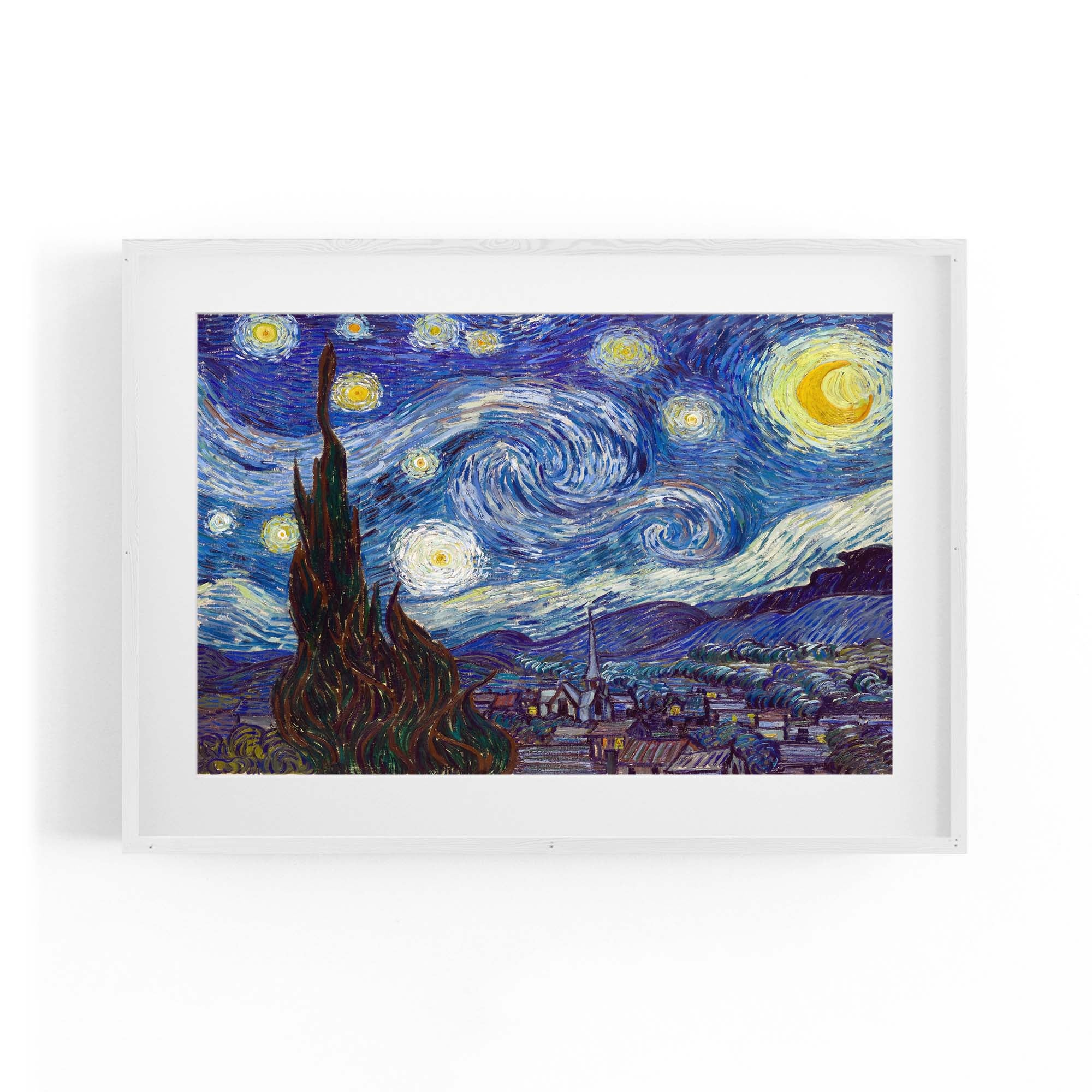 Starry Night by Vincent Van Gogh Painting Wall Art | Buy Posters ...