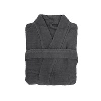 Angove Cotton Robe Charcoal Medium