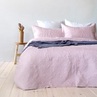 Paisley Embossed Coverlet Set Dusk