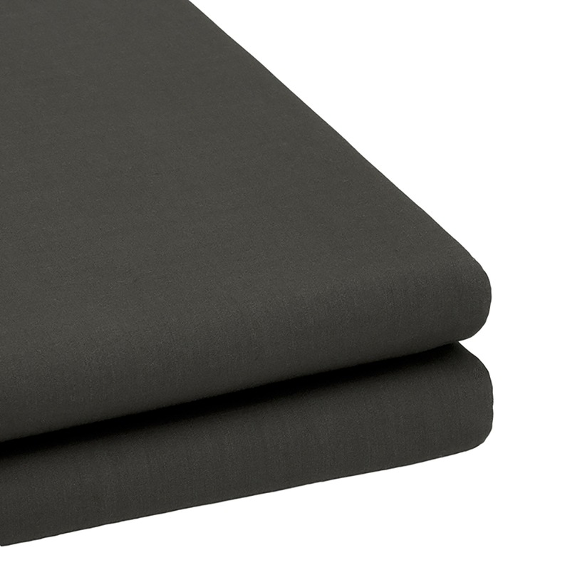 TRUFit Wide Elastic Fitted Sheet Charcoal Buy Single Sheets & Sets
