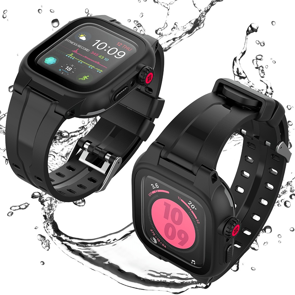 Shellbox IP68 Waterproof Case \u0026 Band for Apple Watch 4/5/6/SE (44mm) -  MyDeal