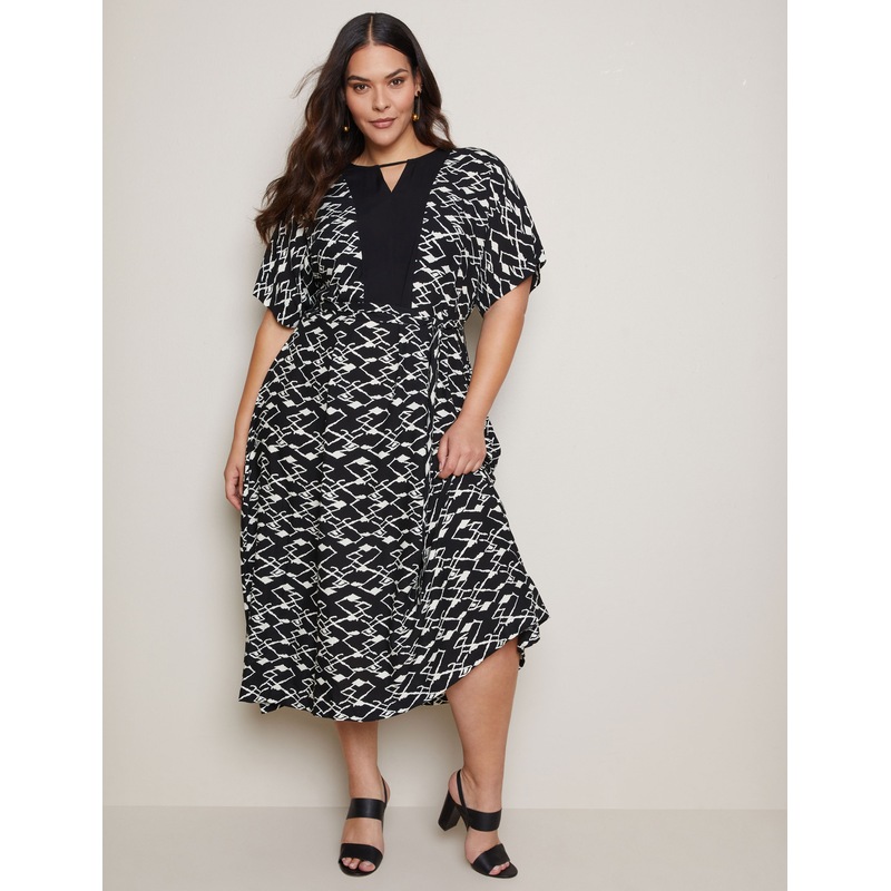 Buy Autograph - Plus Size - Womens Maxi Dress - Black - Summer Casual A 