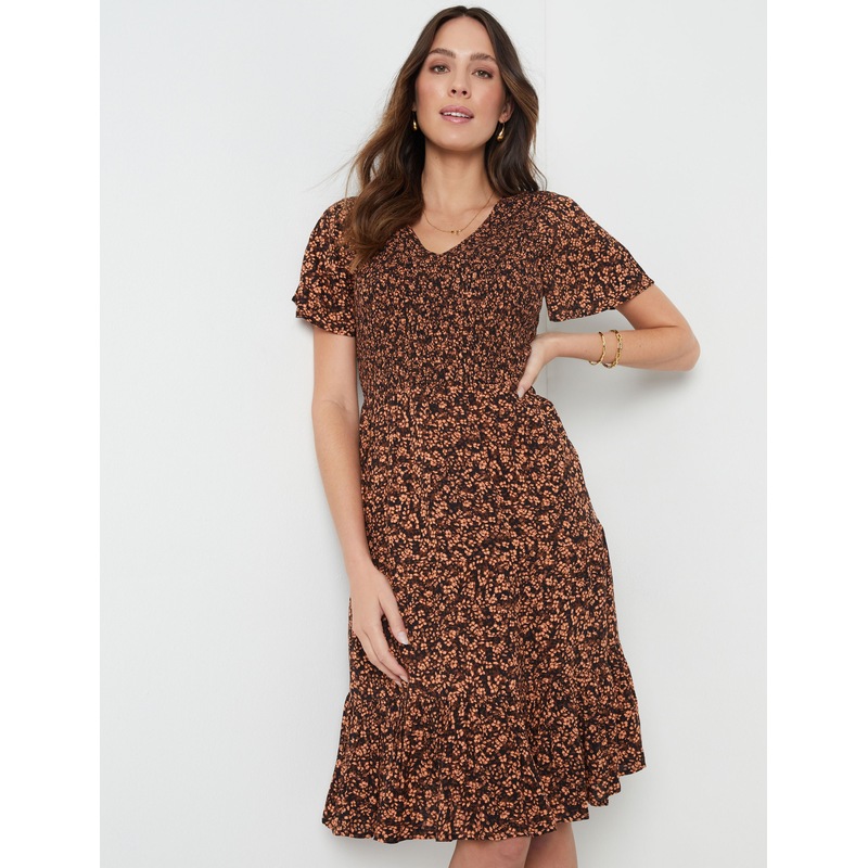 Buy KATIES Womens Dress Tiered Maxi Dress MyDeal