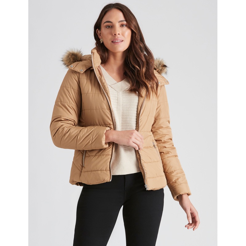 Buy KATIES Womens Jackets & Vests Short Puffer Jacket MyDeal