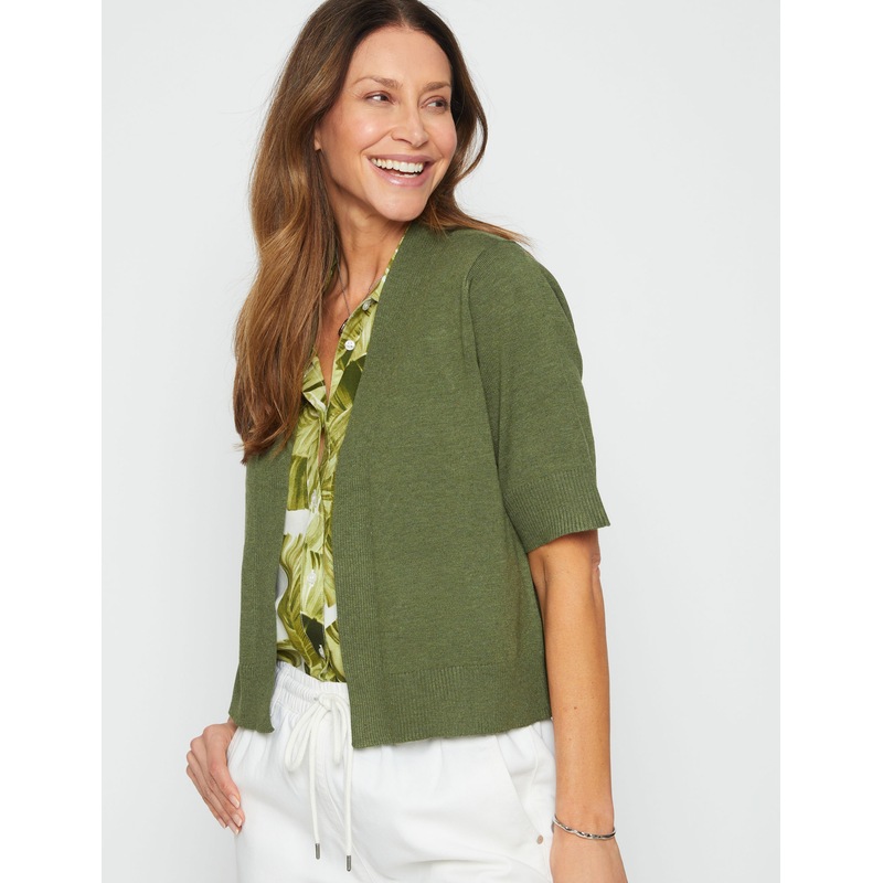 Buy MILLERS Womens Cardigan Elbow Sleeve Crop Cardigan MyDeal
